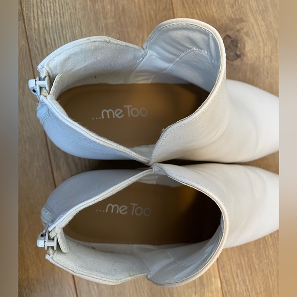 Me Too Shana White Western Booties - Picture 4 of 6